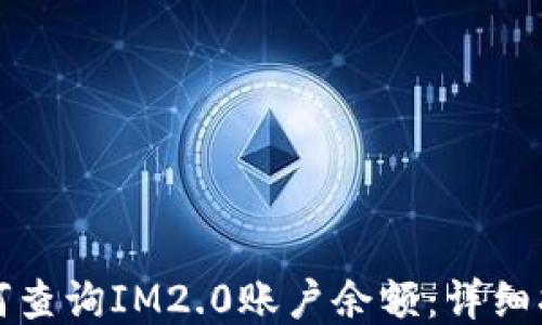 
如何查询IM2.0账户余额：详细指南